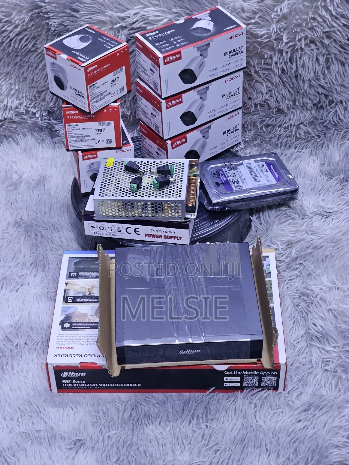 Dahua 4 Camera CCTV Security System With 4CH DVR, 500GB Hard Disk