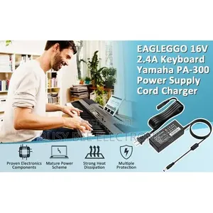 PA-300C Yamaha 16 Volts Keyboard Adapter Compatible With PSR SX 600