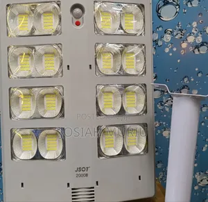 2000w Grey Solar Streetlight+ Pole