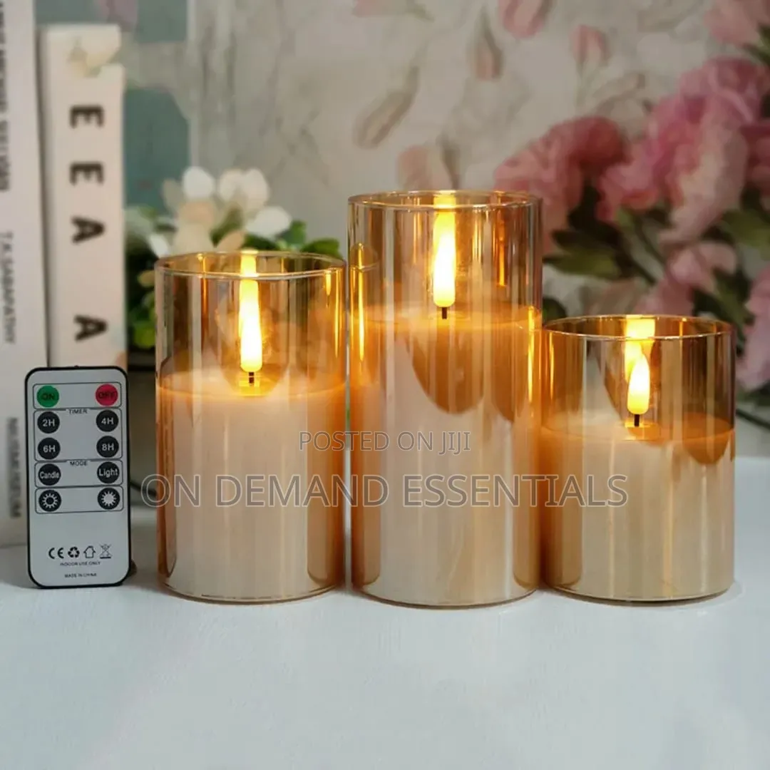 3D Bullet-Head Flame LED Remote-Controlled