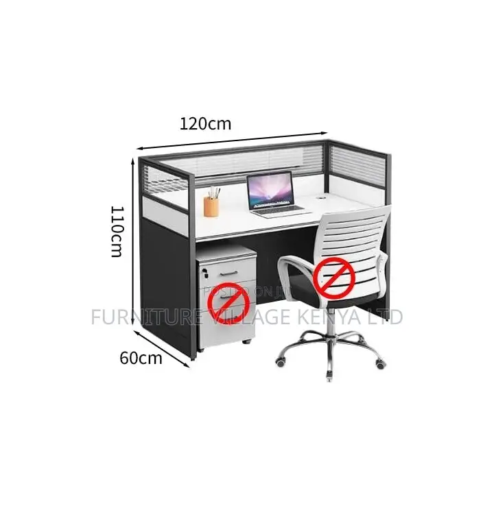 Workstation; 1 Person Modular Working Station With Storage