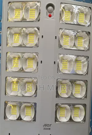 3000w Grey Solar Streetlight+ Pole