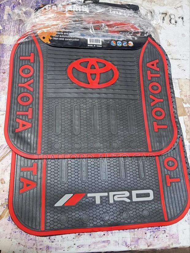 Toyota Red and Black Branded Floor Matts - thumbnail 2