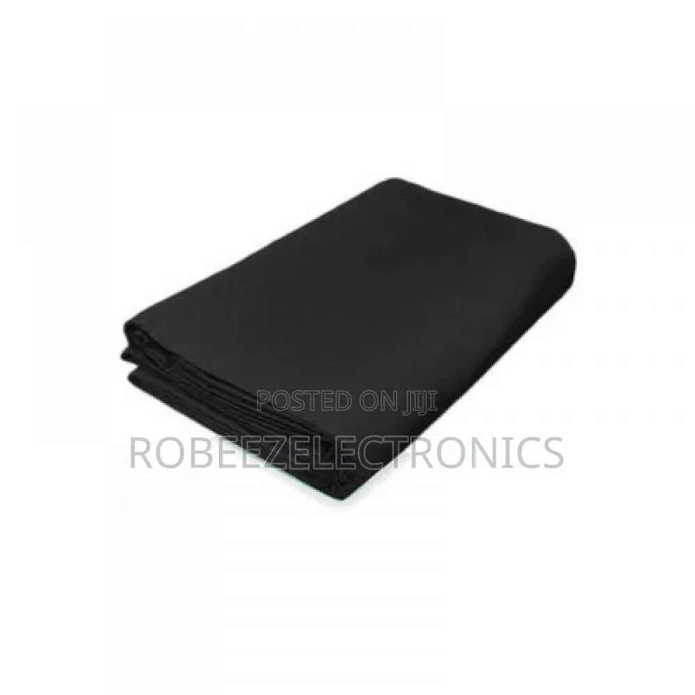 2m X 3m Background Cotton Muslin Cloth (Black)