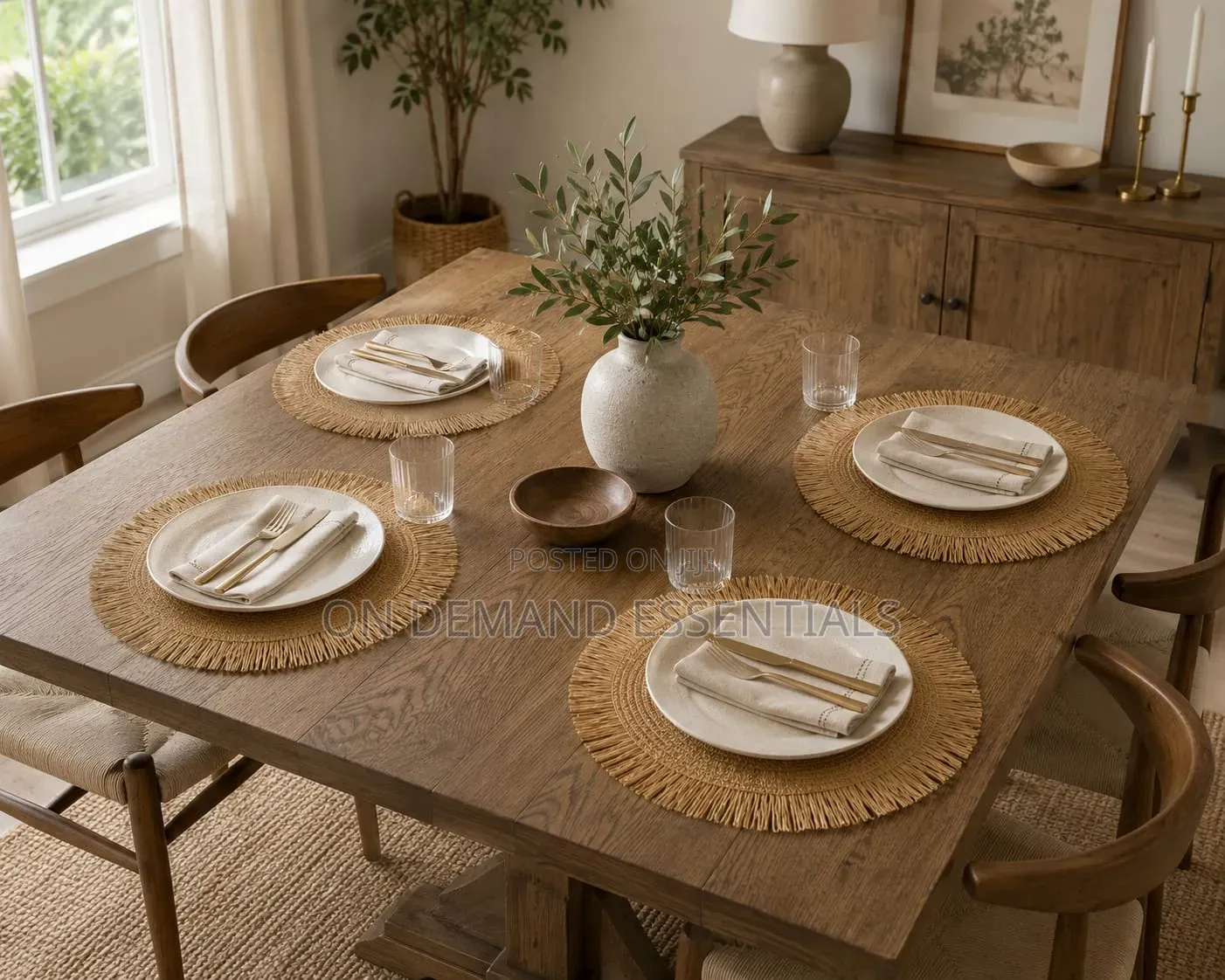 Non-Slip Paper Placemats