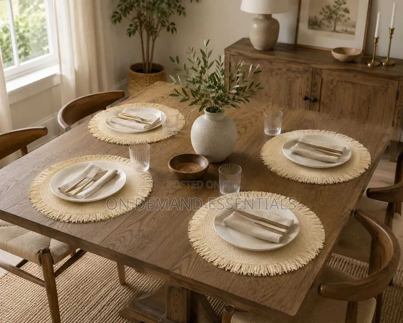 Non-Slip Paper Placemats