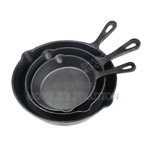 3pcs Non-Stick Cast Iron Pan Set