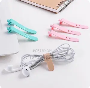 10pc New Silicone Cable/Earphone Winder Organizer