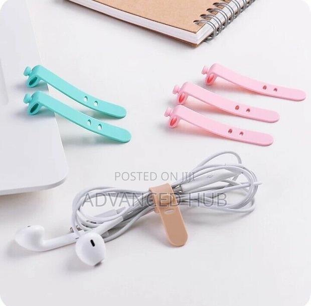 10pc New Silicone Cable/Earphone Winder Organizer
