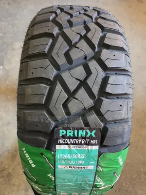 265 /50 R20 Prinx Tires (R/T) Thailand.