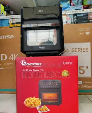 Ramtons RM/759 12L Digital Air Fryer Oven – 1800W | 12 Presets