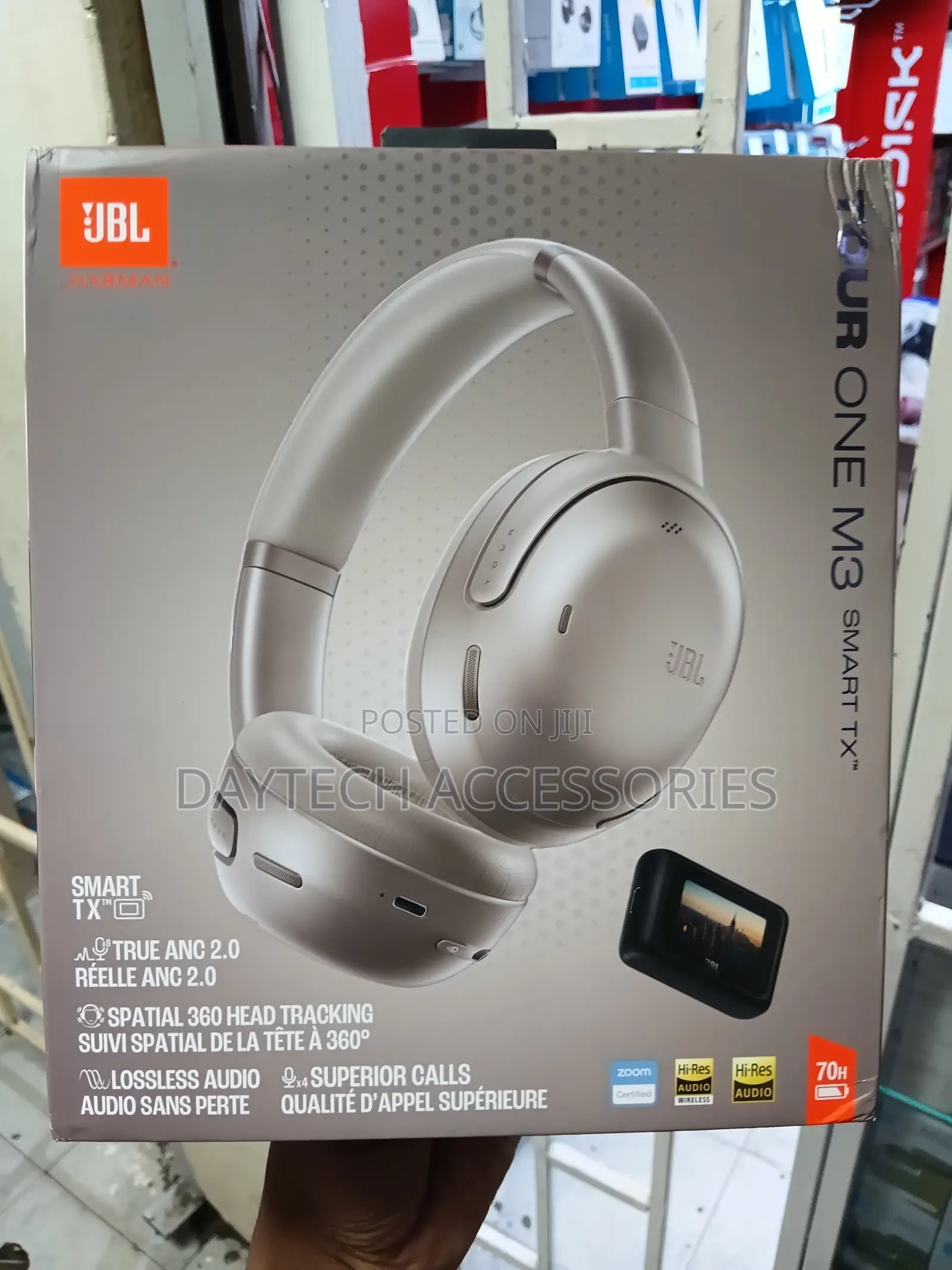 JBL Tour One M3 Smart Tx Over-Ear Wireless BT Headphones (Black)