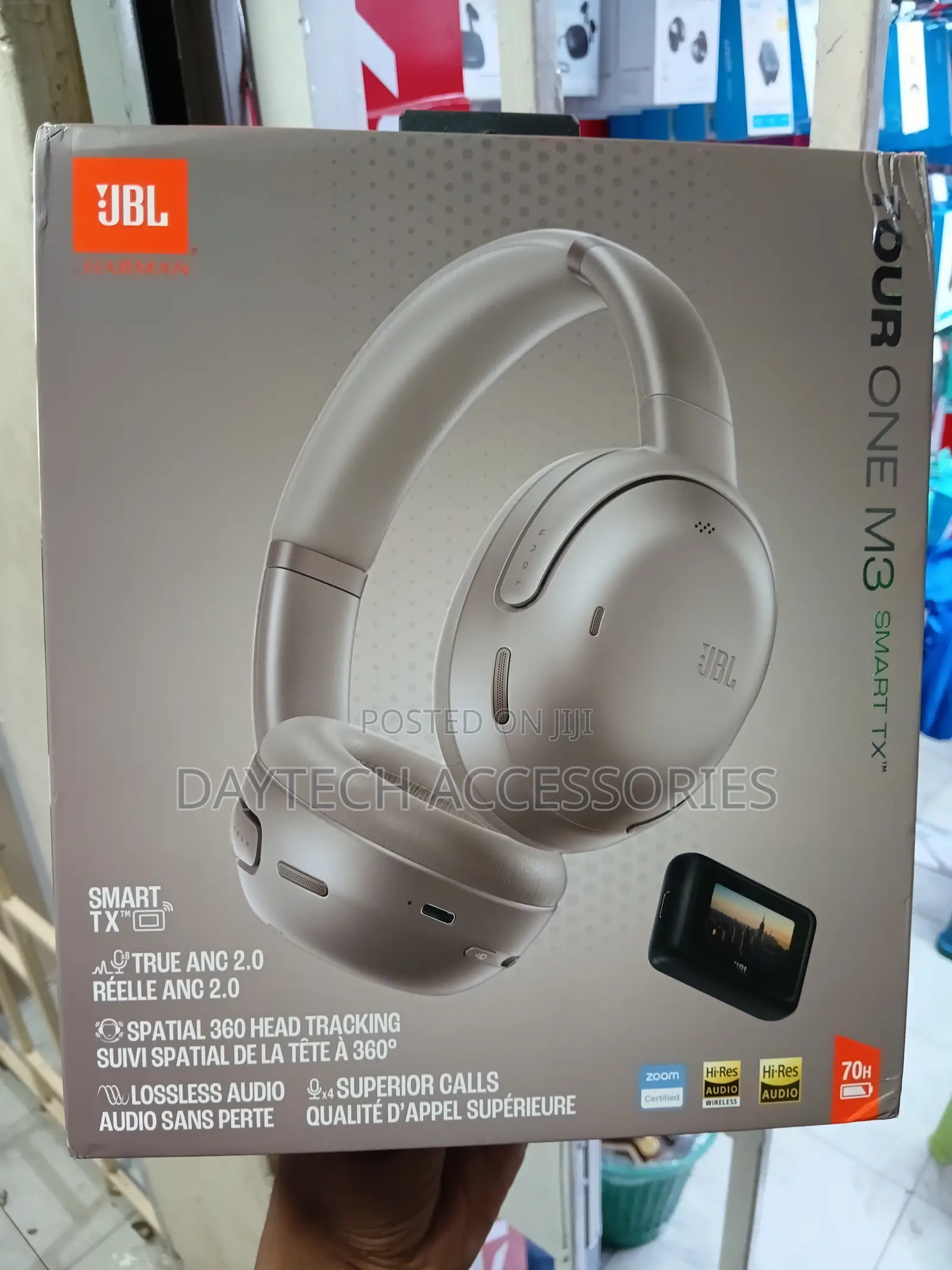 JBL Tour One M3 Smart Tx Over-Ear Wireless BT Headphones (Black)