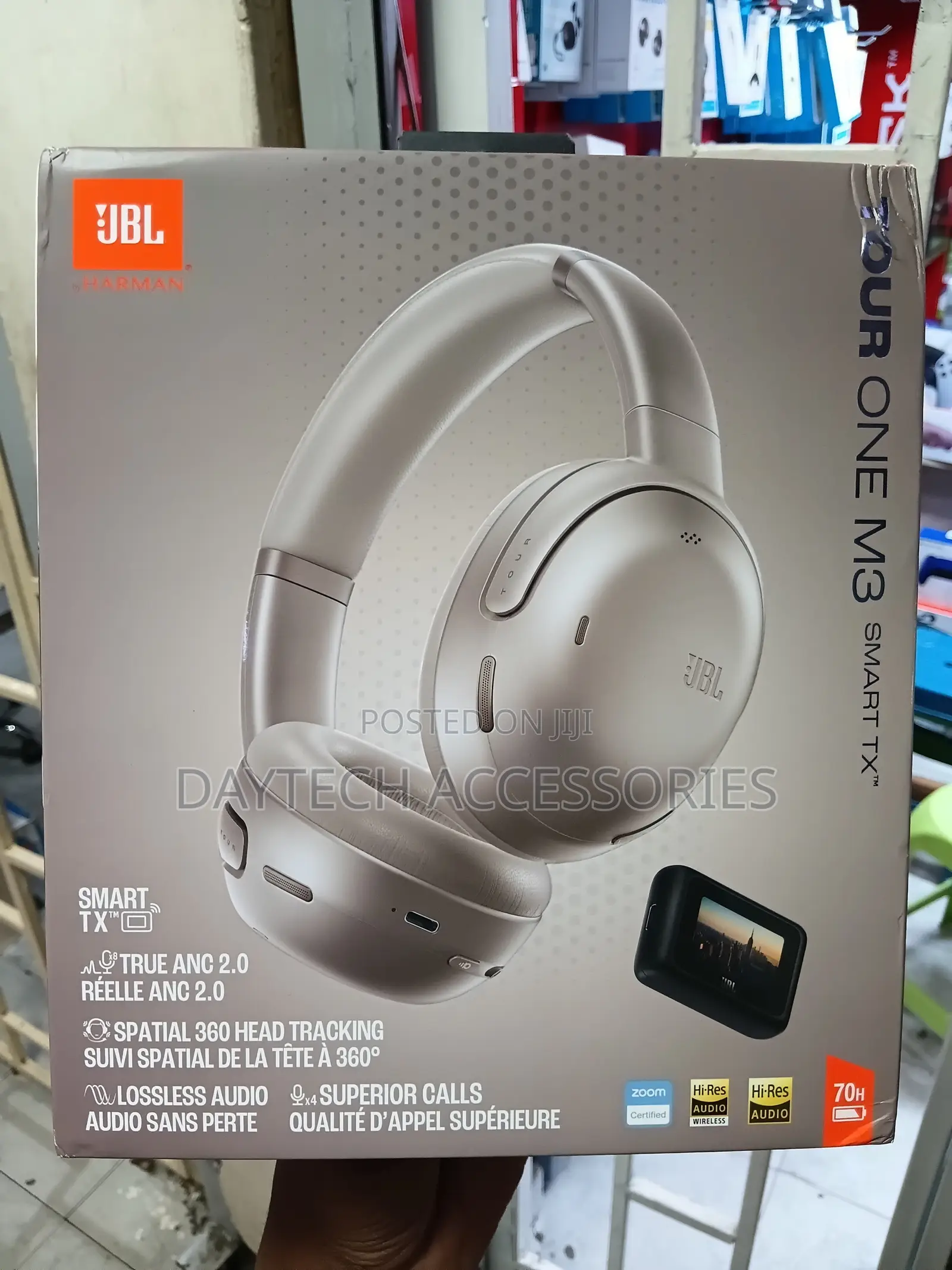 JBL Tour One M3 Smart Tx Over-Ear Wireless BT Headphones (Black)
