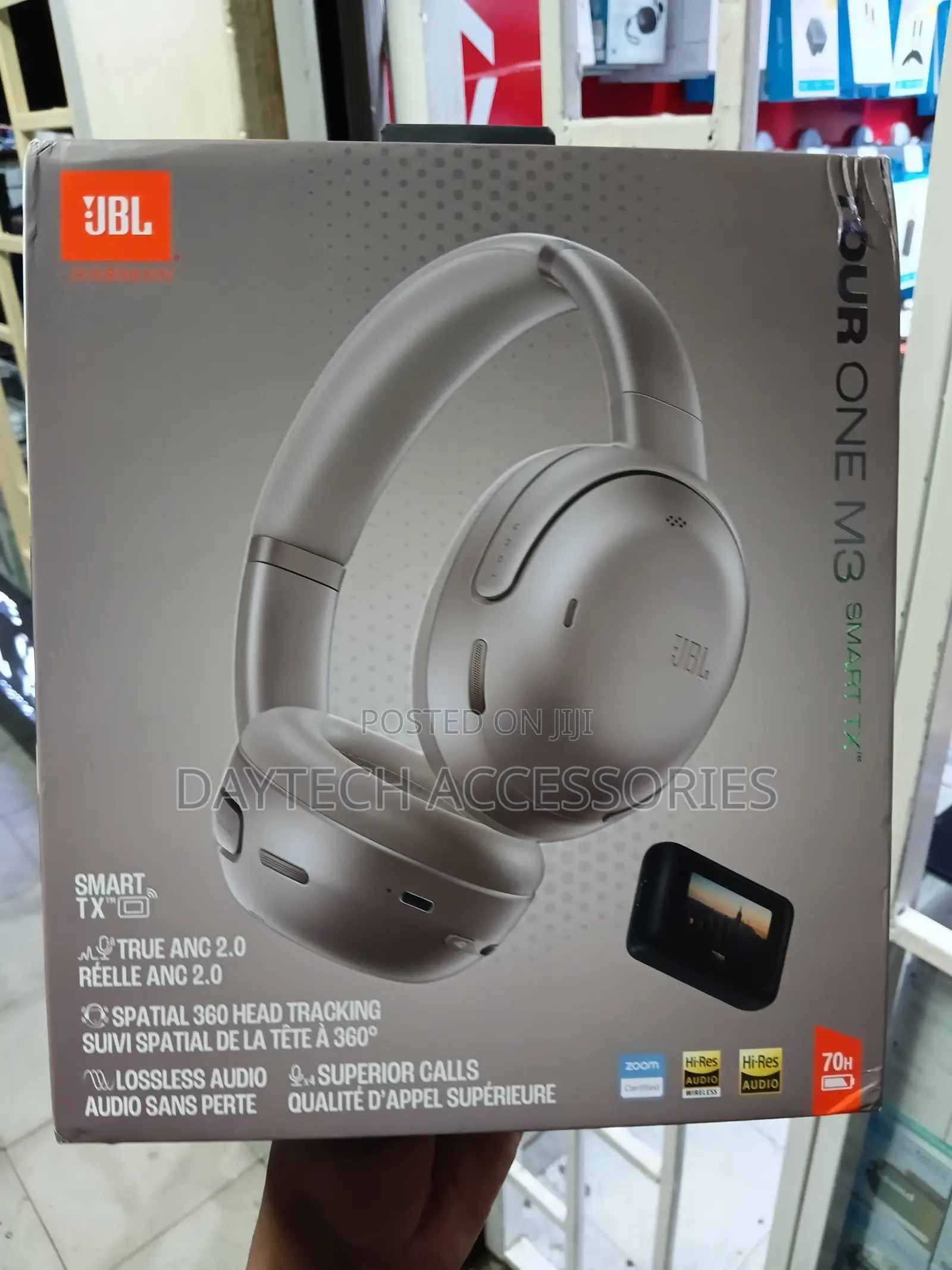 JBL Tour One M3 Smart Tx Over-Ear Wireless BT Headphones (Black)