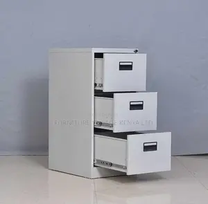 Office Cabinet; 3 Drawer Lockable Storage Unit