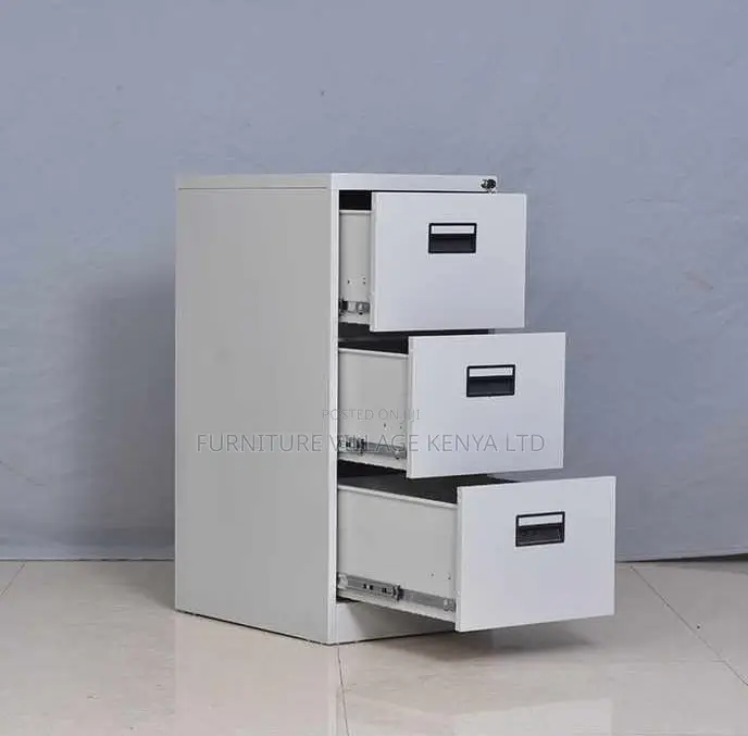 Office Cabinet; 3 Drawer Lockable Storage Unit