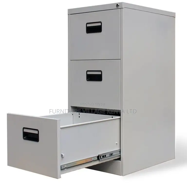 Office Cabinet; 3 Drawer Lockable Storage Unit