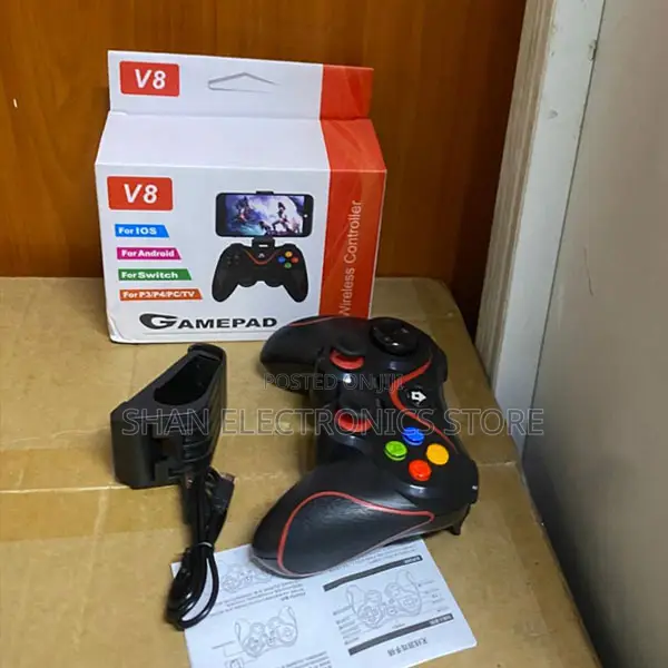 PC/TV Rechargeable Ergonomic Joystick With Buttons V8Gaming Controller