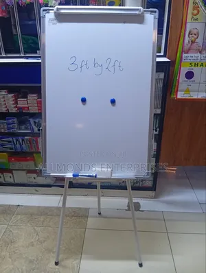 Executive 3 by 2ft Whiteboard With Stand, Free Duster and 2 Magnets