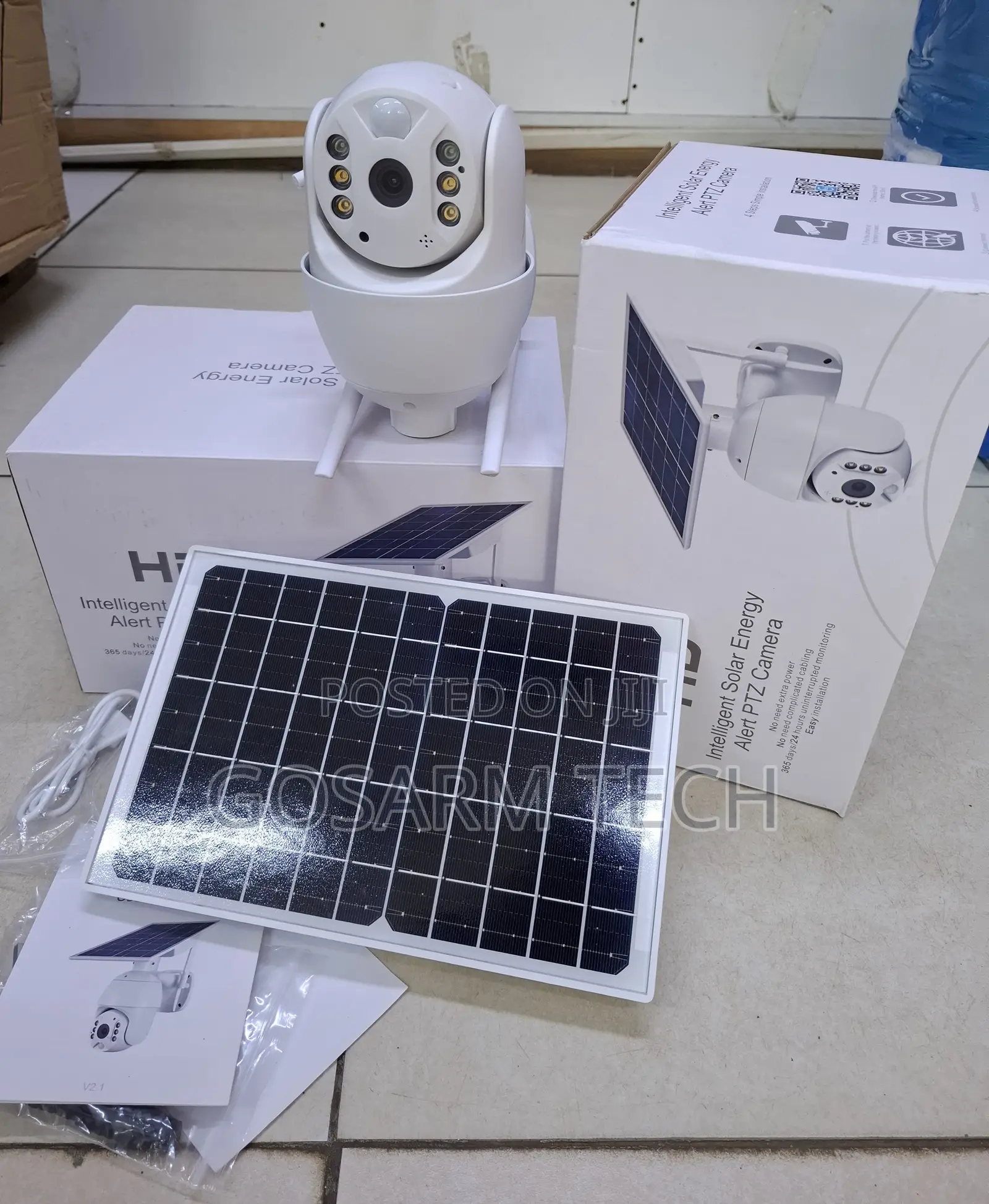 Wireless Intelligent Single-Lens Ubox 4G Solar Camera