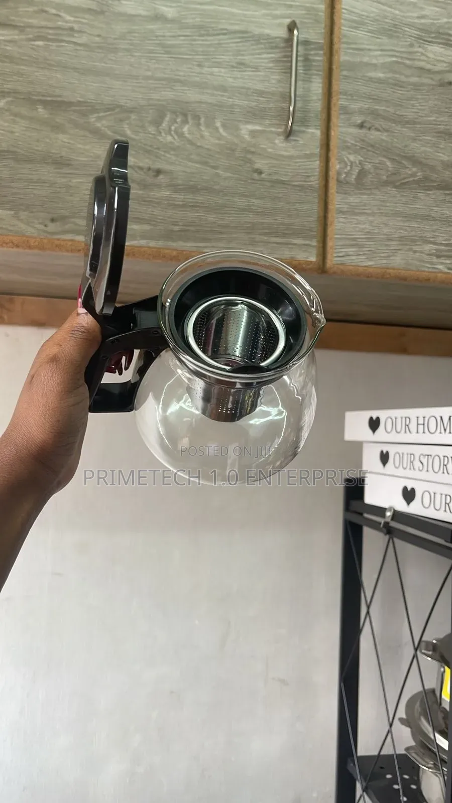 Tea Infusion Glass Teapot- 500ml Color: Clear Size: 500ml