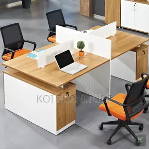 Office Workstation; Modular Four-Person Workstation