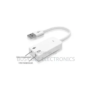 3.5mm Auxiliary Audio to USB Audio Adapter Card