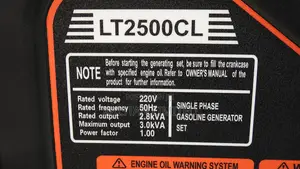AICO LT2500CLE 2.8 KVA Petrol Generator Pull Start Portable Power Unit
