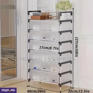 Pay on Delivery 6layer Dustproof Shoerack Covered