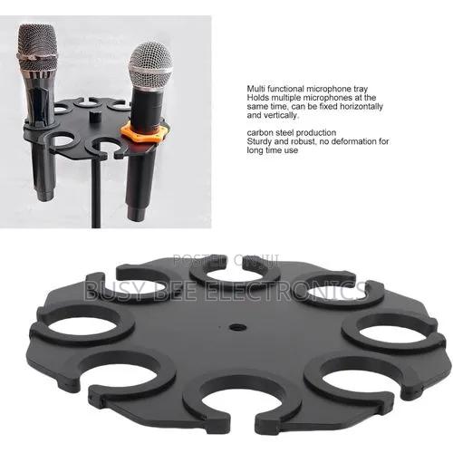 Multi Microphone Holder Holds Up to 8 Mics - thumbnail 2