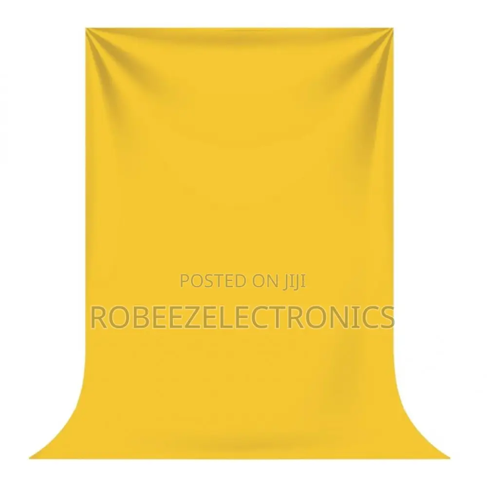 2m X 3m Background Cotton Muslin Cloth (Yellow)