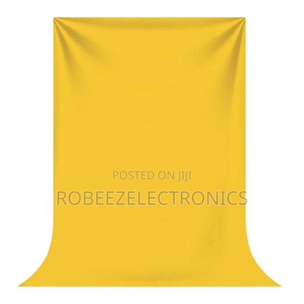 2m X 3m Background Cotton Muslin Cloth (Yellow)