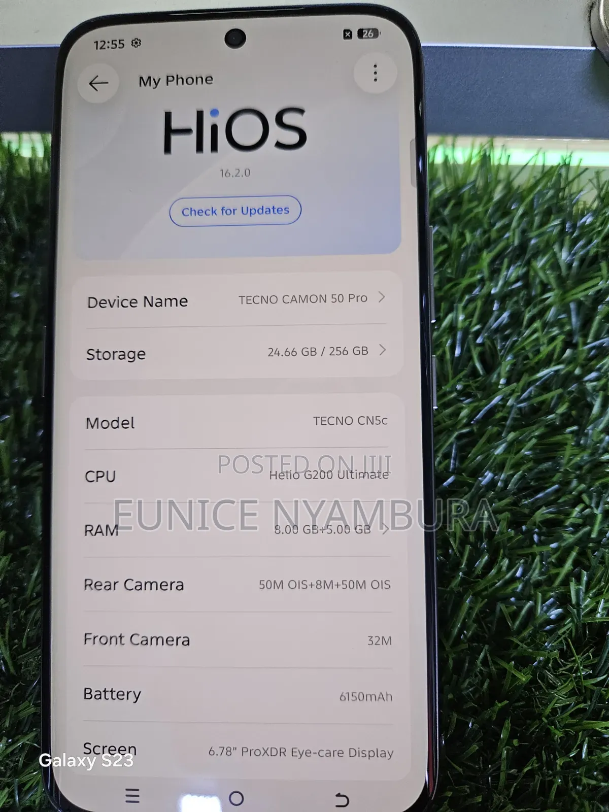 Tecno Camon 50 Pro 256 GB Gray