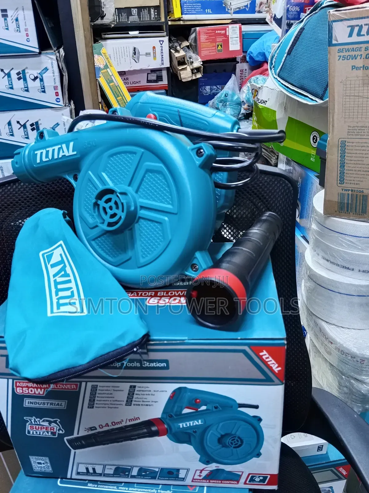 TOTAL 650W Aspirator Blower (Model TB6036) 