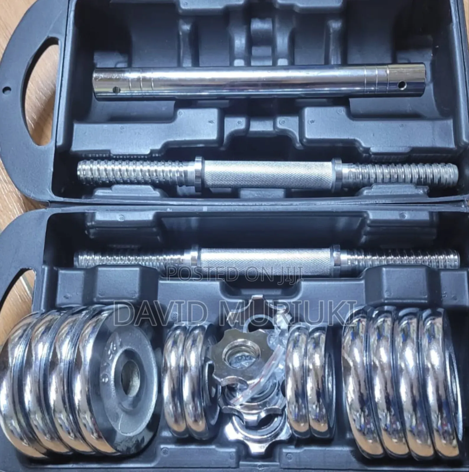 15kg Single Chrome Dumbbell Gym Weight