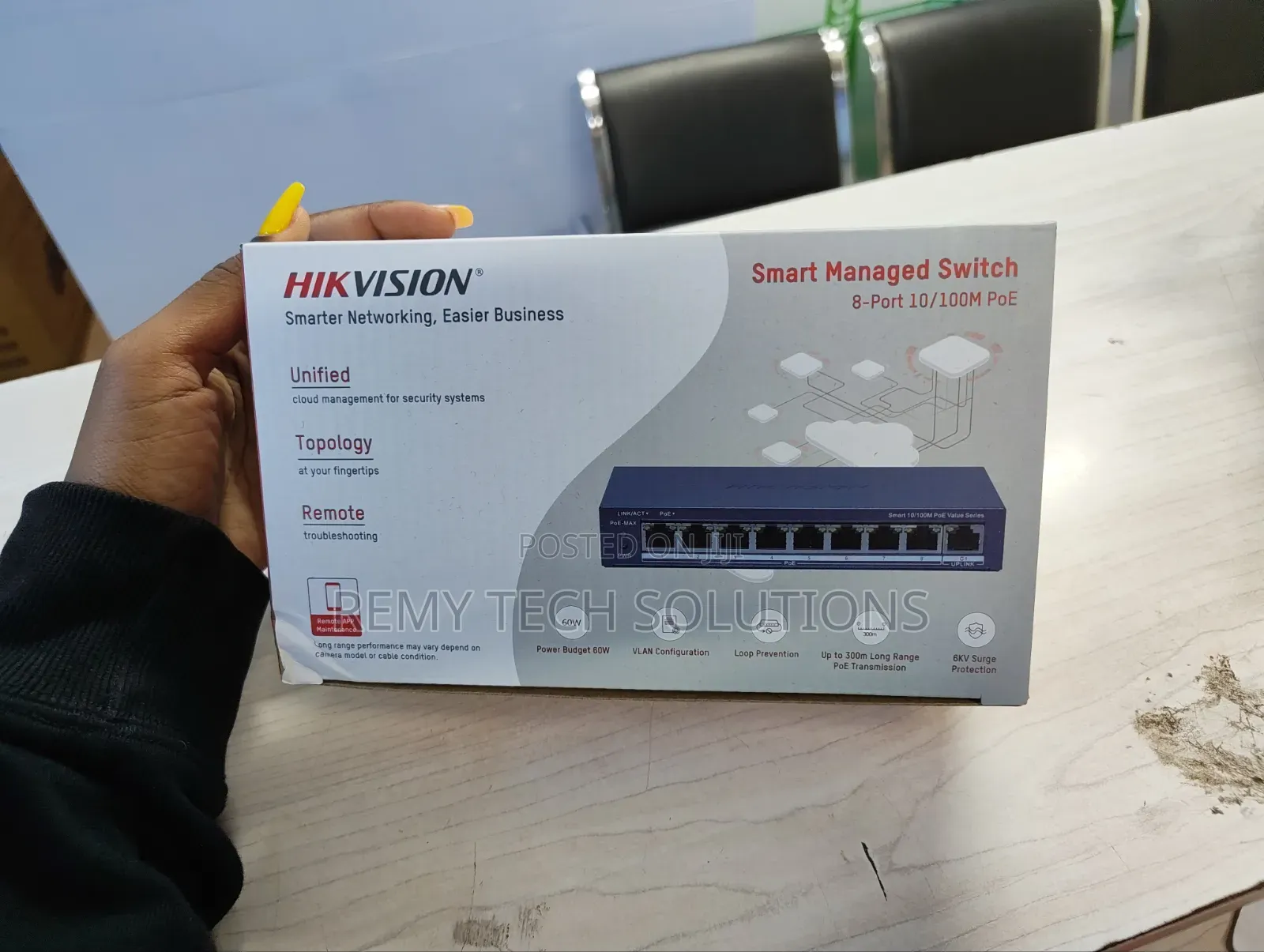 Hikvision 8 Port DS-3E1309P-EI/M Smart Poe Switch