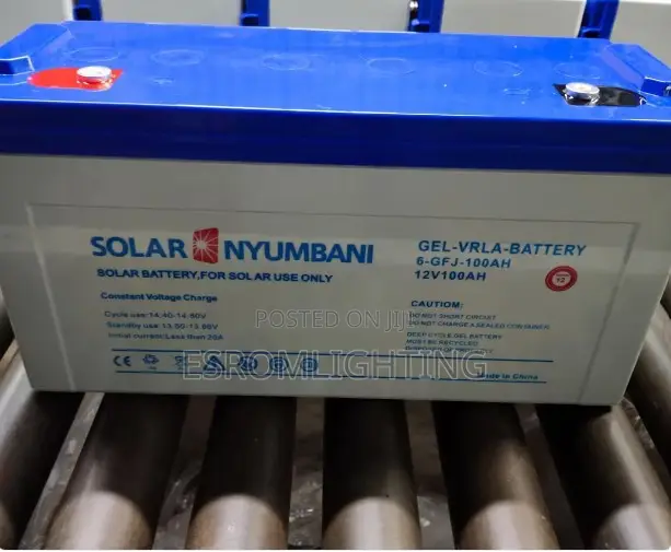 12V 100Ah GEL BATTERY Solar Nyumbani 12V 100Ah GEL Battery