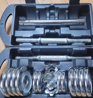 15kg Heavy-Duty Chrome Dumbbell