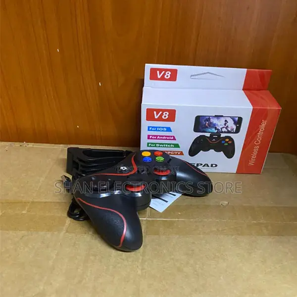 Joystick With Custom ButtonsV8 Bluetooth Wireless Game Pad for Android