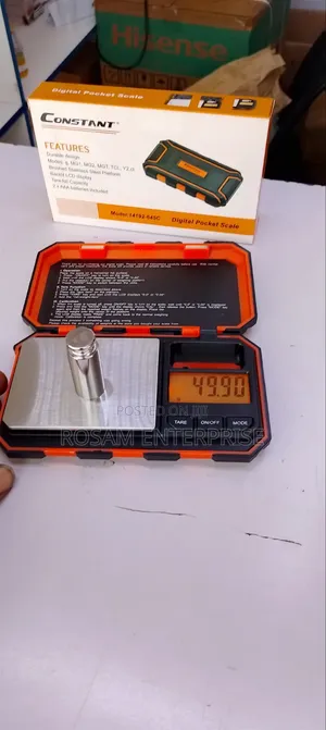 CONSTANT Digital Pocket Scale, Model 14282-045c.