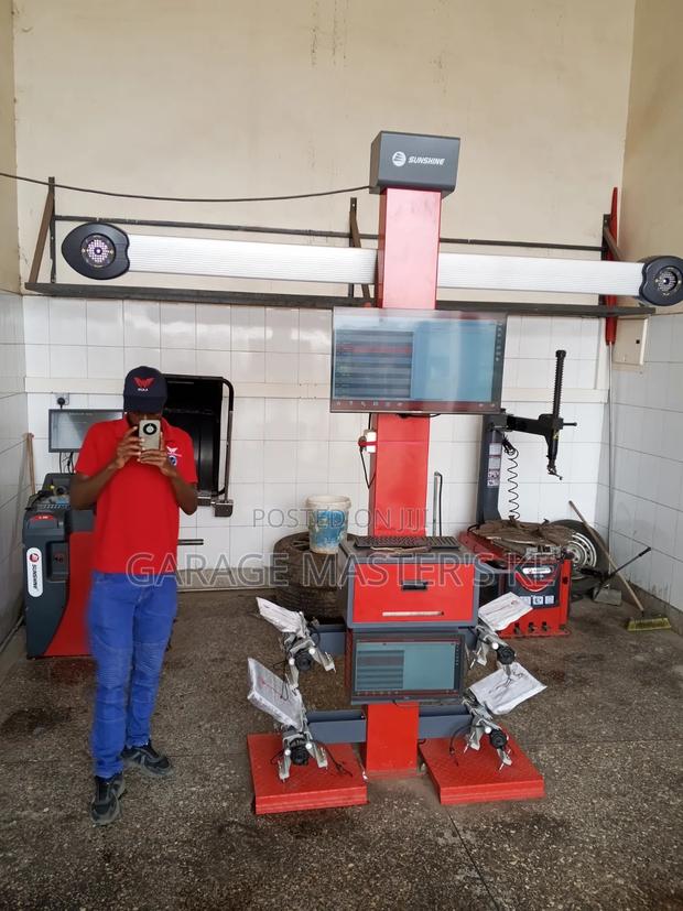 3 D Wheel Alignment Machine Set With 4 Post - main view