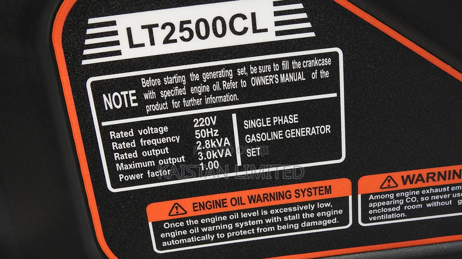 AICO LT2500CLE 2.8 KVA Fuel Petrol Generator – Recoil Pull Start
