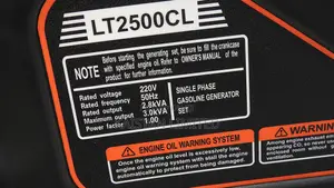 AICO LT2500CLE 2.8 KVA Fuel Petrol Generator – Recoil Pull Start