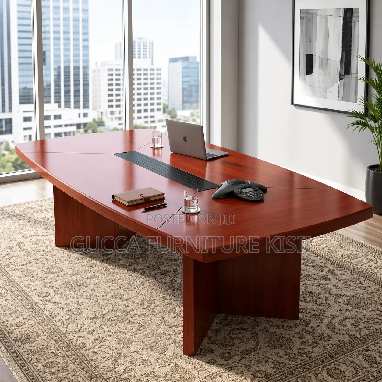 Office Table; 2M Mahogany Boardroom Table