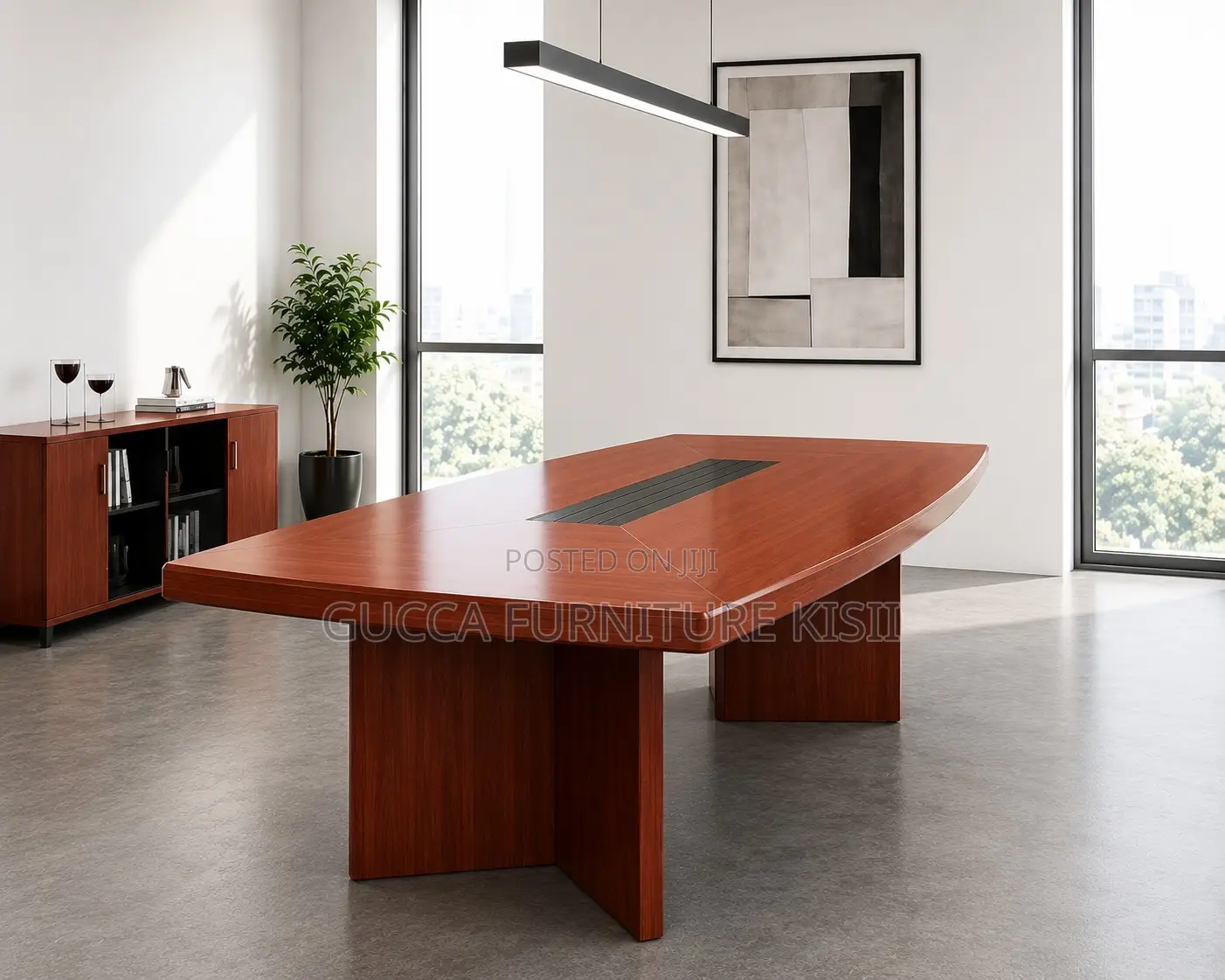 Office Table; 2M Mahogany Boardroom Table