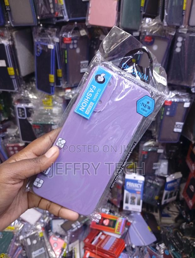 Purple Liquid Silicone Phone Case Designed for the Oppo Reno 4 (4G - thumbnail 2
