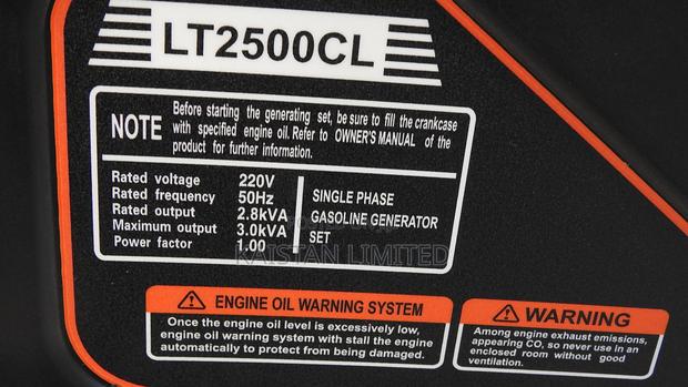 AICO 2.8 KVA Petrol Generator (LT2500CLE) – Easy Pull Start System - thumbnail 2