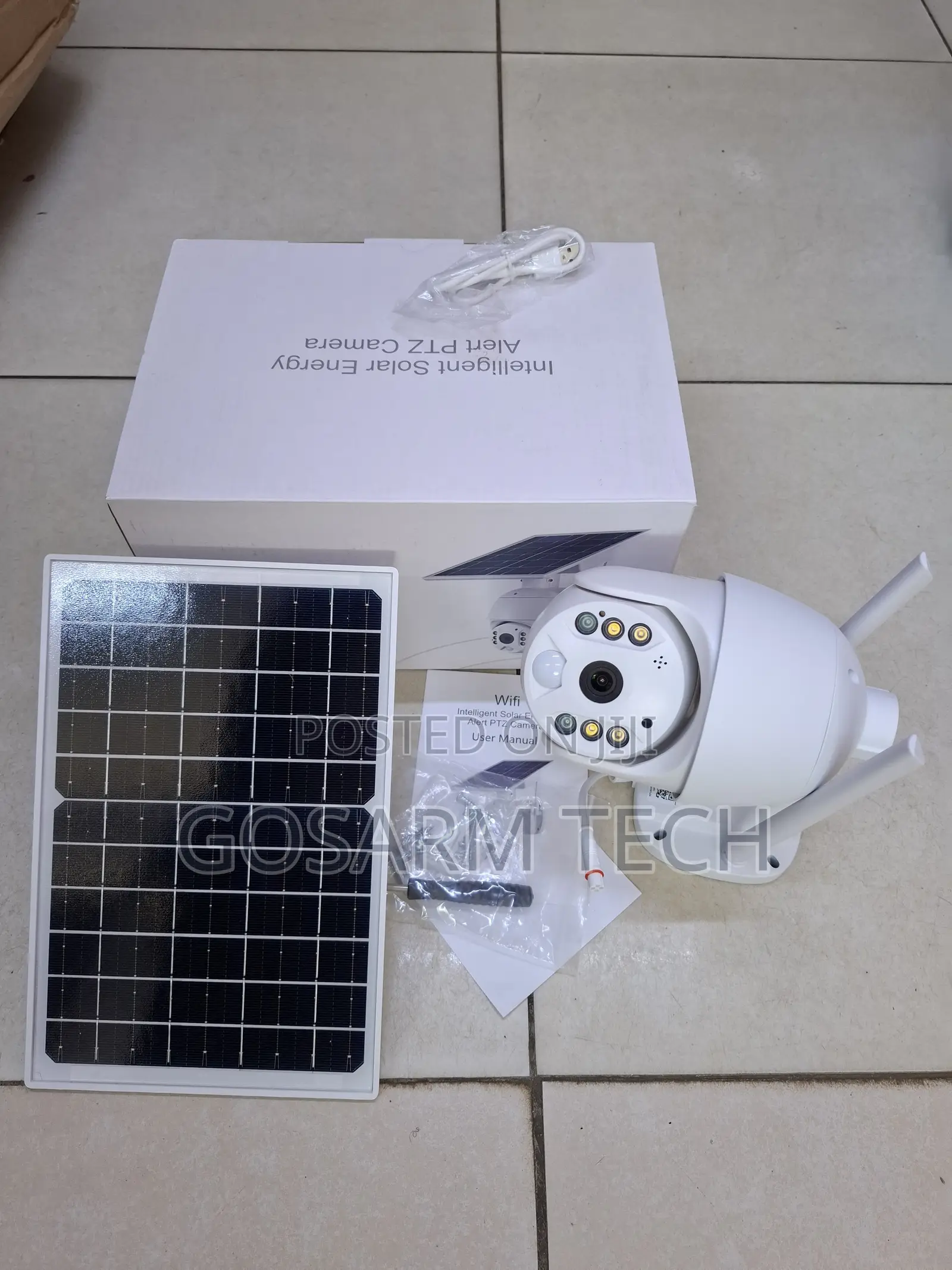 New WiFi Ubox Single-Lens Solar PTZ High Quality Camera