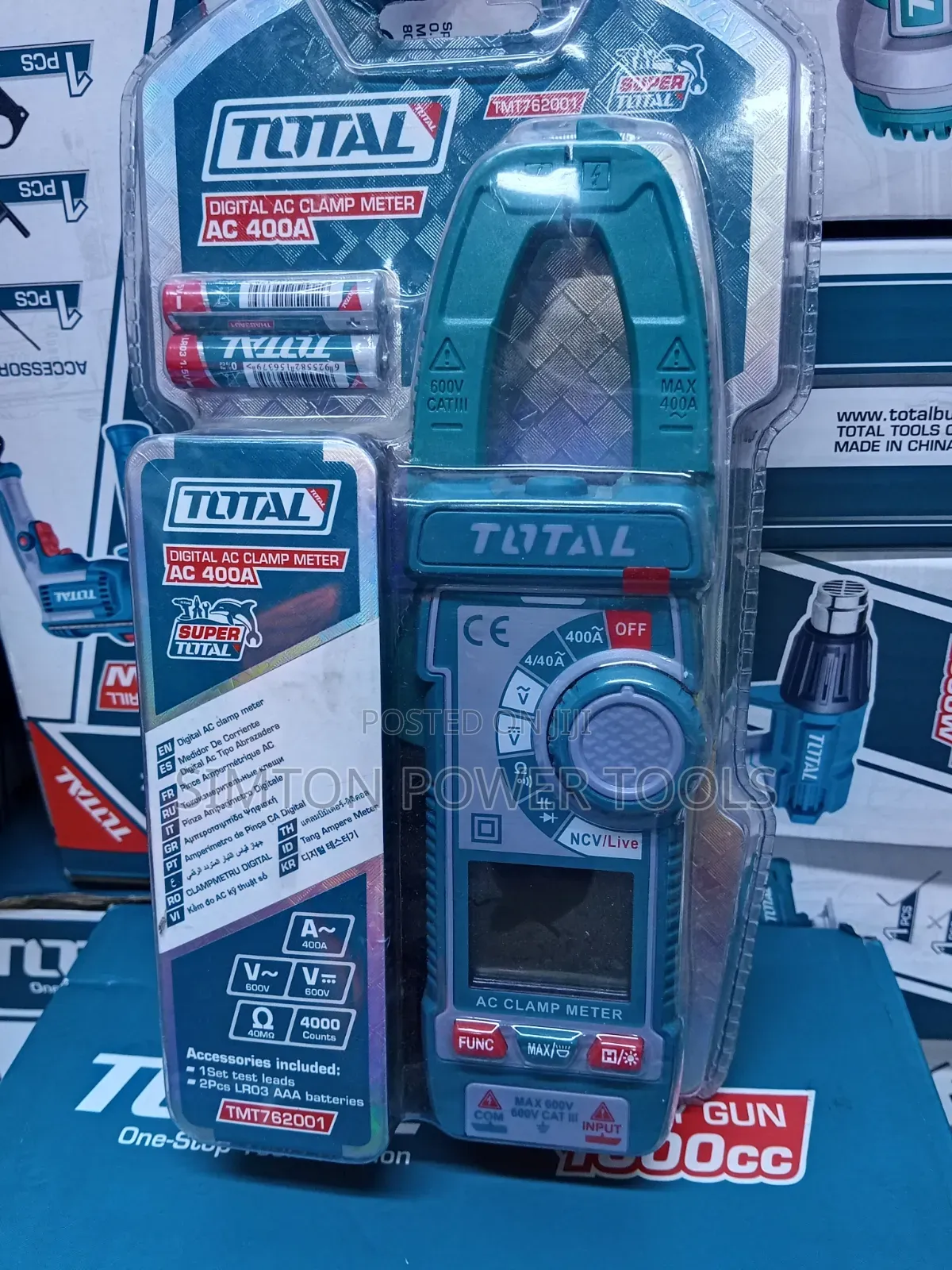 Total Tmt762001 Digital AC Clamp Meter (400a).